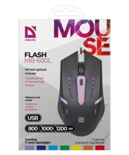 Defender Gaming wiчервен мишка flash MB-600L RP