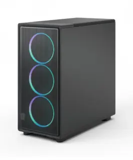 Fractal Design кутия за компютър Epoch XL черен TG RGB Light