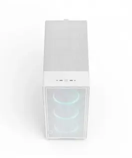 Fractal Design кутия за компютър Epoch XL бял TG RGB Light