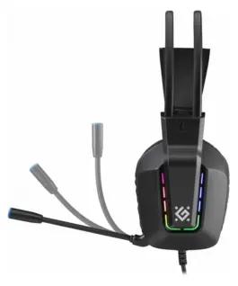 Defender Wiчервен слушалки with microphone gothic черен