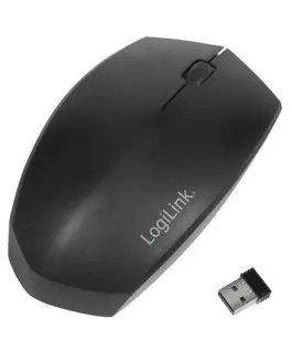 LogiLink Ergonomic мишка wireless 2.4GHz 1200dpi черен