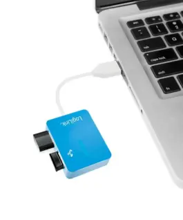 LogiLink HUB USB 2.0 4-port Smile – blue