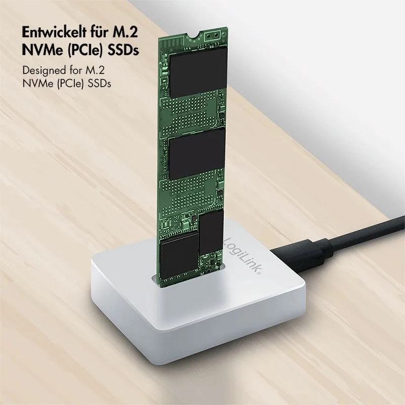 LogiLink Dockingstation 1port USB 3.2, M.2 NVMe - Image 4