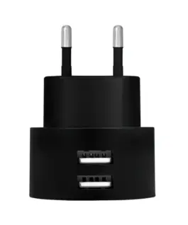 Alternative view of LogiLink Dual USB socket адаптер, 10.5W, 2xUSB-A, черен