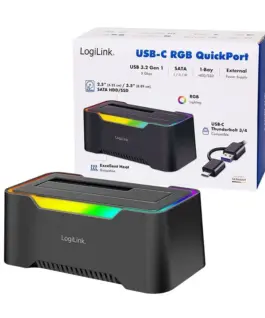 LogiLink Docking station USB-C to HDD/SDD 2.5/3.5