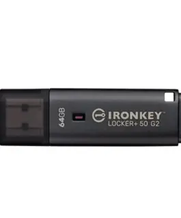 Kingston Pendrive 64GB IronKey Locker+50 G2 AES-256 FIPS 197
