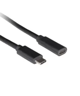 Lanberg удължителен кабел USB-C M/F 3.1 0.5m черен