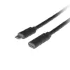 Lanberg удължителен кабел USB-C M/F 3.1 0.5m черен