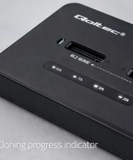 Qoltec M.2 NVMe SSD docking station PCIe USB C DUAL