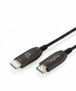Digitus AOC HDMI Hybrid кабел за връзка | HDMI-A Male-Male | HDMI 2.1 | UHD-2 8K@60Hz | 48Gbps | HDR eARC HDCP 2.2 CEC |