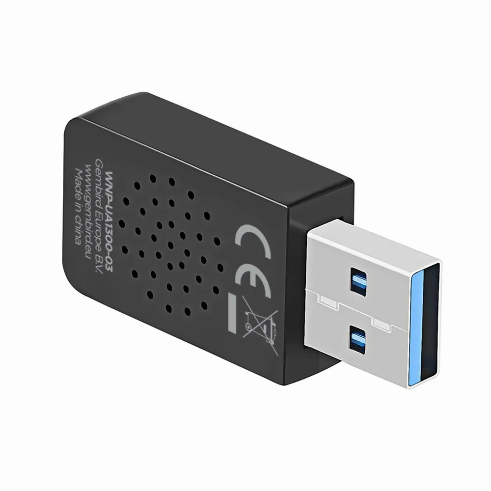 Gembird Wi-Fi адаптер Compact dual-band AC1300 USB - Image 3