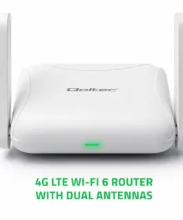 Qoltec Home Travel 4G LTE with WiFi 6 AX300 2.4GHz