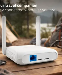 Qoltec Home Travel 4G LTE with WiFi 6 AX300 2.4GHz