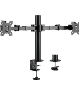 LogiLink Dual монитор mount 17-32 inches arm 380mm 2x12kg