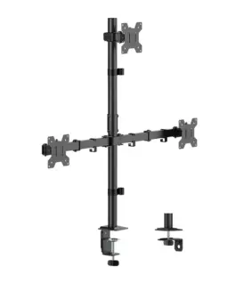 Alternative view of LogiLink Monitor mount triple 17- 27 inches, 10kg per arm max