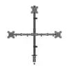 LogiLink Monitor mount triple 17- 27 inches; 10kg per arm max