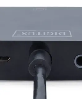 Alternative view of Digitus адаптер audio-video HDMI Type A VGA, FHD, with 3.5mm audio MiniJack