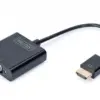 Digitus адаптер audio-video HDMI Type A VGA FHD with 3.5mm audio MiniJack