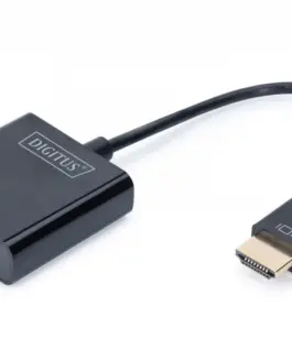 Digitus адаптер audio-video HDMI Type A VGA FHD with 3.5mm audio MiniJack