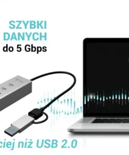 i-tec Metal HUB USB-C/USB-A 3 2x USB-C/1x USB-A / 2.5GLAN
