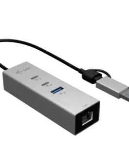 i-tec Metal HUB USB-C/USB-A 3 2x USB-C/1x USB-A / 2.5GLAN