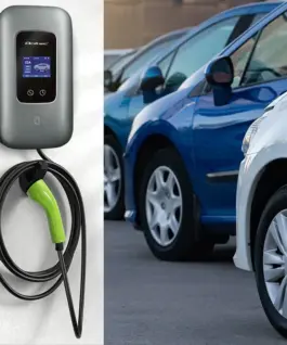 Qoltec EV зарядна станция 3 phases 22kW 32A WiFi