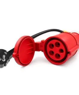 Qoltec Power адаптер CEE 16A 5P 400V for SCHUKO 230V
