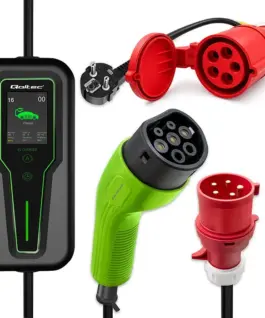 Qoltec Power адаптер CEE 16A 5P 400V for SCHUKO 230V