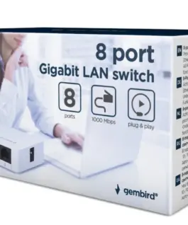 Gembird Switch 8-port 10/100/1000 Mbs