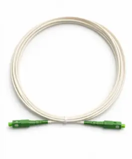 TB Fiber Optic Patchcord SC-SC APC 2m бял