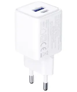 3MK зарядно GaN 33W QC4+ PPS AFC FCP SCP бял