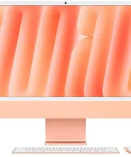 Apple iMac 24 inch: M4 10/10 16GB 256GB SSD - оранжев