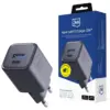 3MK зарядно GaN 33W QC4+ PPS AFC FCP SCP черен