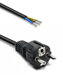 Qoltec SCHUKO CEE power кабел Cu stripped and soldere