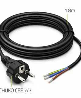 Qoltec SCHUKO CEE power кабел Cu stripped and soldere