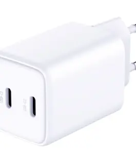 3MK зарядно GaN 45W QC4+ PPS 2C PD бял