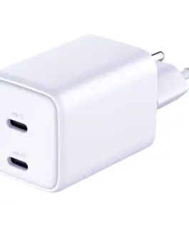 3MK зарядно GaN 45W QC4+ PPS 2C PD бял