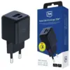 3MK зарядно GaN 20W QC4+ 1xUSB-A 1xUSB-C черен