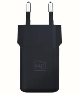 3MK зарядно GaN 20W QC4+ 1xUSB-A 1xUSB-C черен