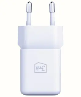 3MK зарядно GaN 20W PD QC4+ 1xUSB-A 1xUSB-C бял