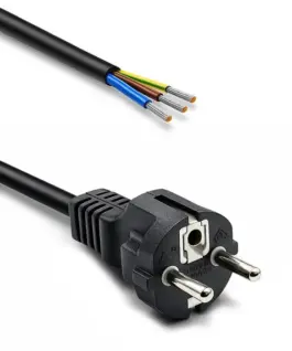 Qoltec SCHUKO CEE power кабел Cu stripped and soldere