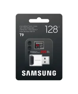 Samsung памет card MB-MH128TB/WW T9 microSD+czytnik 128G