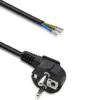 Qoltec Power кабел SCHUKO CEE angled plug Cu stripped