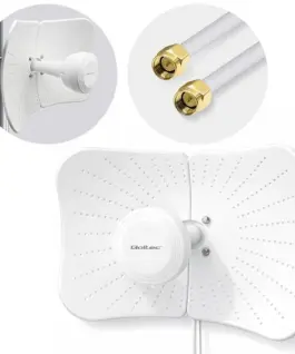 Alternative view of Qoltec 4G 5G LTE antenna 2x19dBi N Female 5m