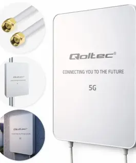 Alternative view of Qoltec 5G LTE anetnna 16dBi SMA 3300 3800 MHz 3m