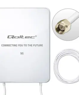 Qoltec 5G LTE anetnna 16dBi SMA 3300 3800 MHz 3m