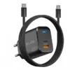BLOW мрежово зарядно USB-A USB-C PD 45W + кабел