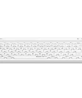 Alternative view of Безжична клавиатура A4tech Fstyler FBK30, Bluetooth, 2.4G, Стойка за телефон, Кирилизирана, Бяла