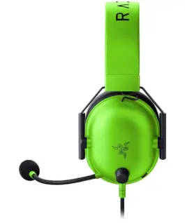 Alternative view of Геймърски слушалки Razer BlackShark V2 X - Green, 12 Hz – 28 KHz Frequency Response, 32 Ω (1 kHz) Impedance, Razer TriForce Driver, Breathable memory foam, Advanced passive noise cancellation, Analog 3.5 mm Connection, 100 Hz – 10 kHz Microphone Freq