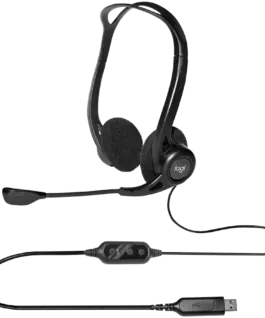 Слушалки LOGITECH PC960 Corded Stereo Headset BLACK – USB